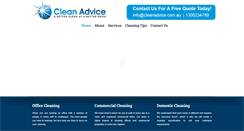 Desktop Screenshot of cleanadvice.com.au